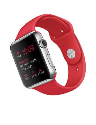     APPLE Watch 42mm with Red Sport Band MLLE2RU/A