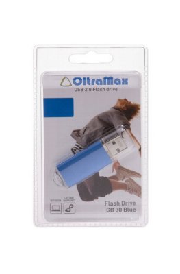   USB - OltraMax USB Flash 4Gb - 30 Blue OM004GB30-Bl