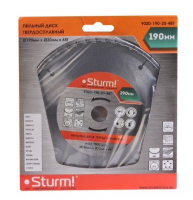      STURM 9020-190-20-48T 190x20/16x48   