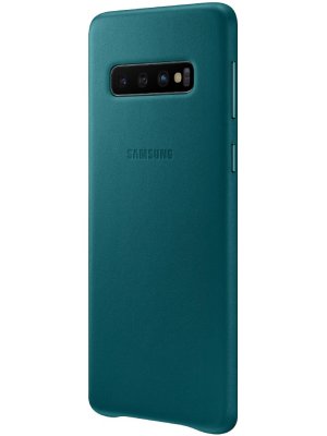     Samsung Galaxy S10 Leather Cover Green EF-VG973LGEGRU