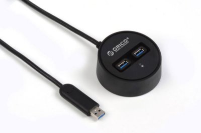    USB Orico DCU3-2P-BK USB 2-Ports Black