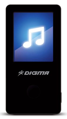    Flash Digma T2 4Gb Black 1.8" FM Dic MicroSDHC HedPh WMA Txt Vid AVI /TOUCH SCREEN/AMV/MP3/WMA