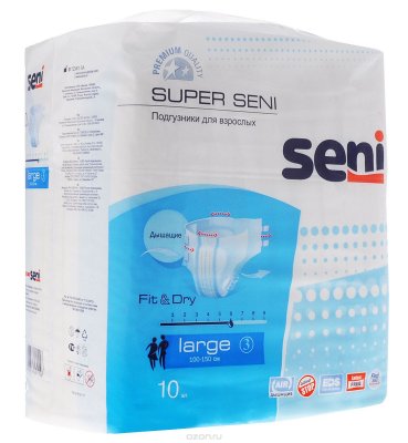      Seni Super ( ), Extra Large, 10 .