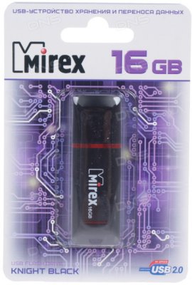    USB Flash Mirex Knight Black 16 