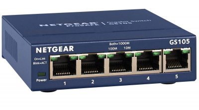    NETGEAR GS105GE  5  10/100/1000Mbps