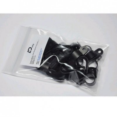   Litle Devil Cable Management Clip L BLACK- 25p