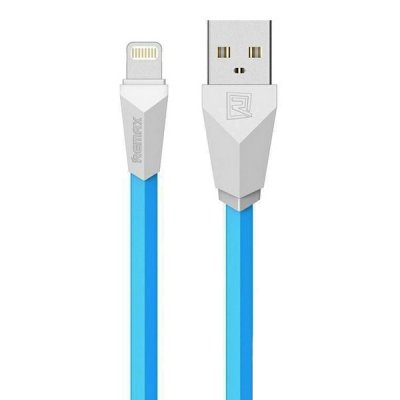     Remax USB - Lightning Aliens RC-030i  iPhone 6/6 Plus 1m Blue-White 14400