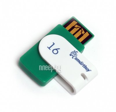    USB Flash Drive 16Gb - SmartBuy Vortex Green SB16GBVox-G