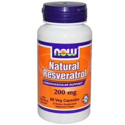      NOW FOODS NOW Natural Resveratrol , 60 
