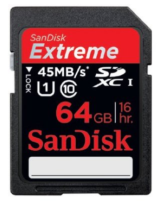     SanDisk (SDXC-64Gb UHS-1 Extreme Pro) SecureDigital eXtended CapacityMemory Card