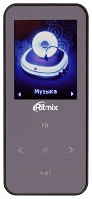   8Gb  Ritmix RF-4310 Black (A/V Player,FM,8Gb,MicroSD,1.8"LCD,.,USB2.0,Li-Poly)