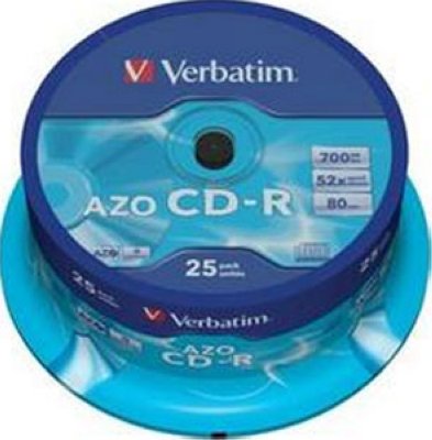   CD-R Verbatim 700 , 80 ., 52x, 10 ., Color Slim Case, DL+,  -