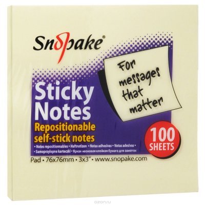      Snopake "Sticky Notes",   , : . 7,5   7,5 