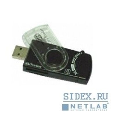     USB 2.0 Card reader All in 1 Gembird +  SIM  [FD2-ALLIN1-C1]