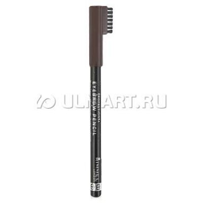      Rimmel Professional Eyebrow Pencil` Re-pack,  001 dark brown,  