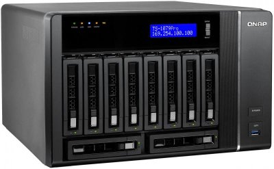     QNAP TS-1079 Pro 10x3.5" HotSwap HDD Raid 0/1/10/5/6 2xGbLAN 8xUSB 2xeSATA