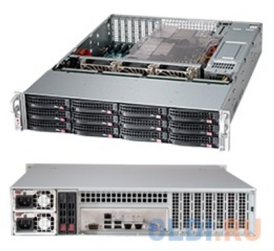     Supermicro "Server R212SAS" (0341488) 12*3.5"Hot Swap no HDD/R920W    