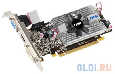    2Gb (PCI-E) MSI R6570-MD2GD3/LP (HD6570, GDDR3, 128 bit, HDCP, VGA, DVI, HDMI, Retail)