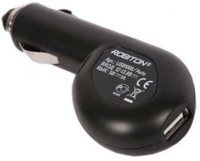   Robiton USB1000/Auto New Black   , 1xUSB, 1A