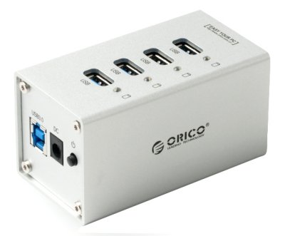    USB Orico A3H4-SV USB 4-Ports Silver
