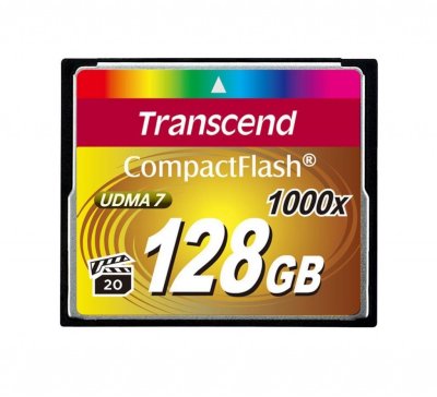   (TS128GCF1000)   128  TRANSCEND  Compact Flash,  1000x