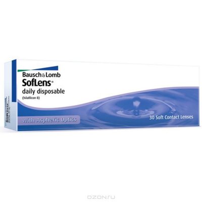     Bausch & Lomb SofLens Daily Disposable 30pk (-4.50/8.6/14.2)