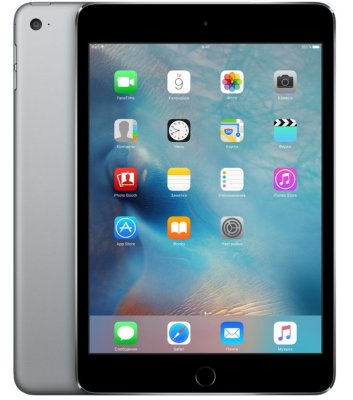    APPLE iPad mini 4 64Gb Wi-Fi Space Gray MK9G2RU/A (Apple A8/2048Mb/64Gb/Wi-Fi/Bluetooth/Cam/