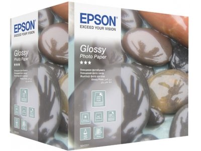    Epson Glossy Photo Paper 10x15 , 500  (C13S042201) 225 /.