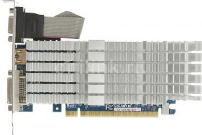    Gigabyte PCI-E NV GV-N610SL-1GI GTX610 1048Mb 64b DDR3 810/ 1200 DVI+HDMI+CRT RTL (GV-N61