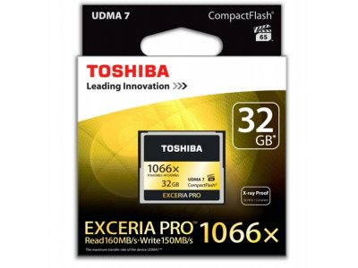     Compact Flash Card 32Gb Toshiba CF-032GSGBL8