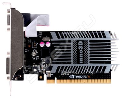    Inno3D GeForce GT 710 954Mhz PCI-E 2.0 2048Mb 1600Mhz 3840x2400 64 bit DVI HDMI HDCP RTL