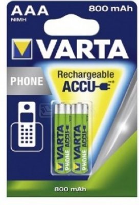    VARTA Professional Phone Power T398, 2  AAA, 800  A 