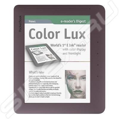   PocketBook 801 Color Lux (Black&Brown)(8",color,800x600,4Gb,FB2/PDF/DJVU/EPUB/DOC/DOCX/JPG,M