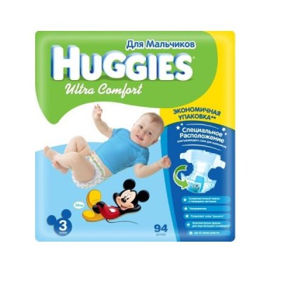    Huggies Ultra Comfort Giga Pack   3 5-9  94 