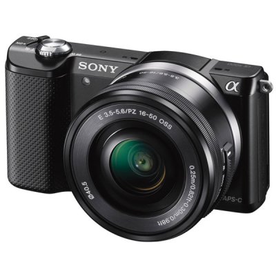    Sony Alpha A5000 Kit 16-50 mm F/3.5-5.6 E OSS PZ Black