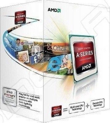    CPU AMD A8-6500 BOX (AD6500O) 3.5 GHz/4core/SVGA RADEON HD 8570D/ 4 /65 /5 / Socket F