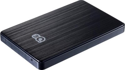     500Gb 3Q Alu-Mini Portable HDD External 2.5" (3QHDD-U223M-BB500), USB2.0, 