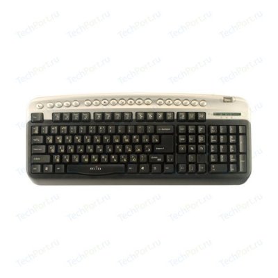   Oklick 320M Multimedia Keyboard Black-Silver USB+PS/2 + USB 