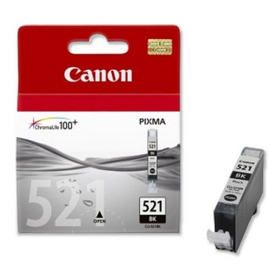   CLI-521BK  Canon  PIXMA IP3600/4600, MP540/620/630/980 (2933B004)
