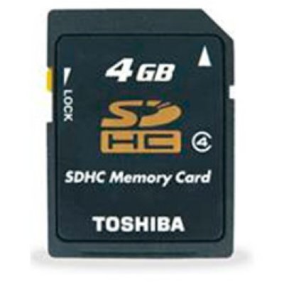     Toshiba (SD-K08GJ(BL5) High Speed Standard SDHC Memory Card 8Gb Class4