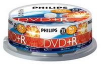   DVD+R Fujifilm 4.7 , 16x, 25 ., Cake Box, (47593),  DVD 
