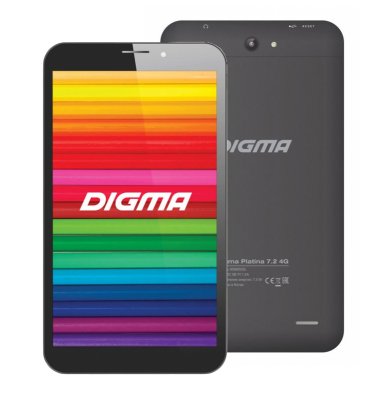    Digma Platina 7.2 988006 (MSM8916 1.4 Ghz/1024Mb/8Gb/Wi-Fi/3G/LTE/Bluetooth/GPS/Cam/7.0/1024