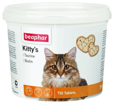      Beaphar Kitty's Taurine + Biotin 750 .