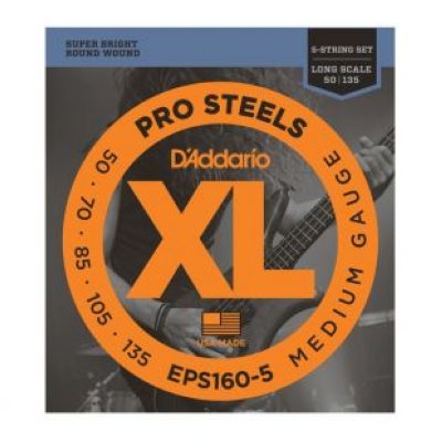   D-Addario EPS160-5   5-   . Pro Steels round 50-135
