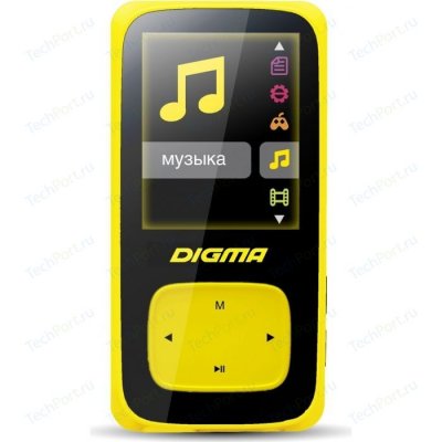    MP3 flash Digma Cyber C2 4Gb Yellow
