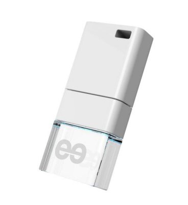     32GB USB Drive (USB 2.0) Leef ICE White ( )