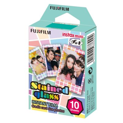     FujiFilm Colorfilm Stained Glass 10/1PK  Instax mini 8/7S/25/50S/90 / Polaroid