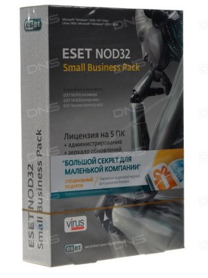    ESET NOD32 SMALL Business Pack newsale for 5 user  12   5   NOD32-SBP-NS
