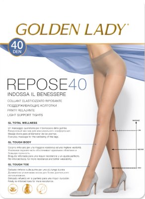    Golden Lady Repose  4  40 Den Nero