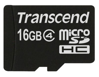     Transcend micro Secure Digital HC Class4 16Gb+Adapter